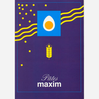 Depliant Maxim Pasta 1990