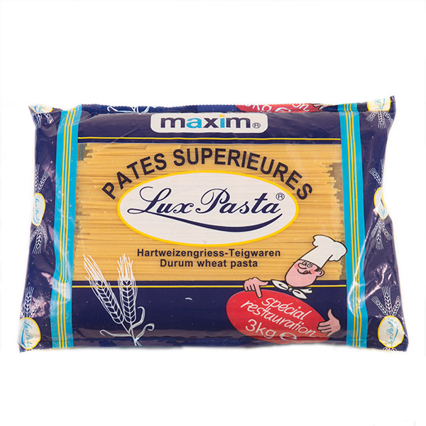 packaging Luxpasta restauration