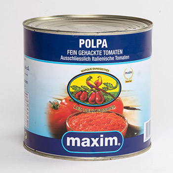 Polpa de tomates concassées fines 2,5kg